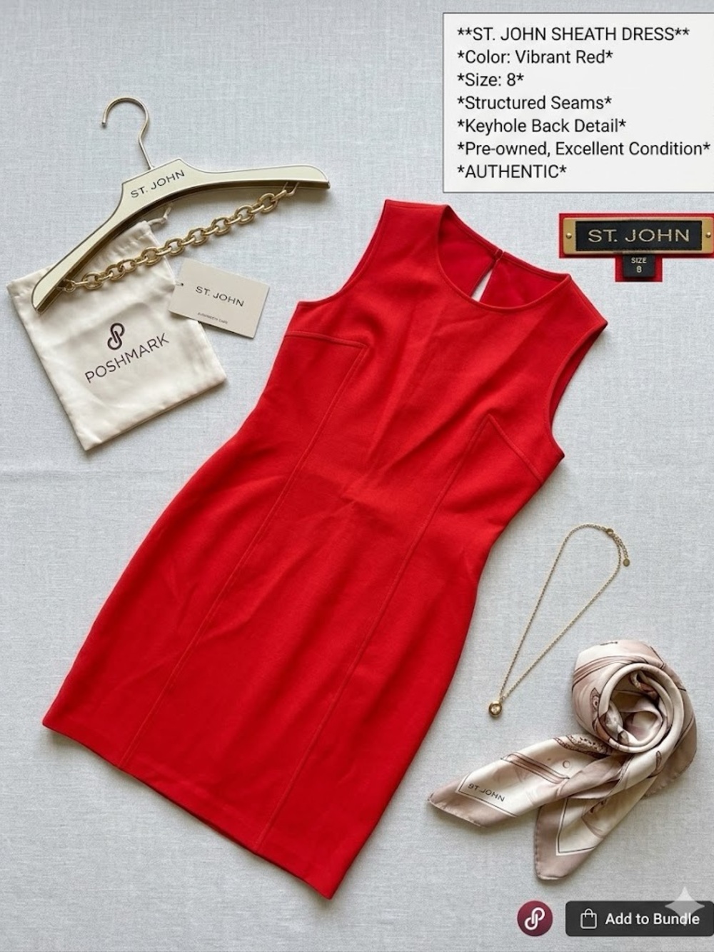 St. John | Dresses | St John Red Sleeveless Sheath Dress | Poshmark St. John | Dresses | St John Red Sleeveless Sheath Dress | Poshmark